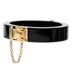 LOUIS VUITTON Black Charm Bracelet